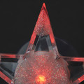 Christmas LED Decoration Star, with suction cup, multicolour, battery-operated