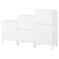 PLATSA Cabinet, white/Fonnes white, 180x42x113 cm