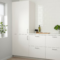 VEDDINGE Front for dishwasher, white, 45x80 cm