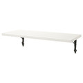 BERGSHULT / KROKSHULT Wall shelf, white, anthracite, 80x30 cm