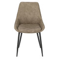 Upholstered Chair Floyd, brown