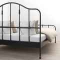 SAGSTUA Bed frame, black, 160x200 cm