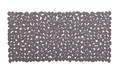 GoodHome Anti-slip Bathroom Bathtub Mat Koros 40x70cm, anthracite