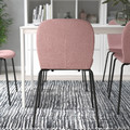 KARLPETTER Chair, Gunnared light brown-pink/Sefast black