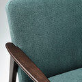 EKENÄSET Armchair, Kelinge grey-turquoise