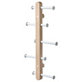 PLOGA Vertical hook rack, 60 cm