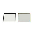 Decorative Mirror Tray 10cm, square, gold