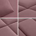 Upholstered Wall Panel Stegu Mollis Square 30 x 30 cm, dirty pink