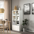 KALLAX Shelving unit, with 4 drawers/with 2 shelf inserts white, 147x77 cm