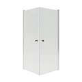 OPPEJEN Shower enclosure with 2 doors, 86x86x202 cm