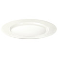 OFANTLIGT Plate, white, 28 cm