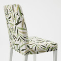 BERGMUND Chair, white, Fågelfors multicolour