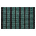 VÄGSKYLT Door mat, blue-green/black, 40x60 cm