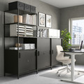 TROTTEN Cabinet combination, anthracite, 240x180 cm