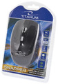 Titanum Wireless Optical Mouse SNAPPER TM105K 2.4GHz, DPI 1000/1600, 6 buttons, NANO receiver, black