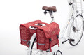 Newlooxs Bicycle Bag Forest Fiori Double, red