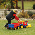 Wader Tractor Giant with Shovel and Trailer, assorted colours, 117cm 12m+