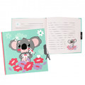 Diary with Padlock Koala