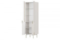 Display Cabinet Malmi 60 cm, cashmere, crema bianca, gold legs