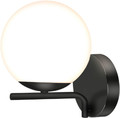 GoodHome Wall Lamp Dorres 1x E14 40W IP44, black