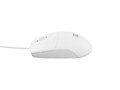 Natec Optical Wired Mouse Ruff 2 1000 DPI, white