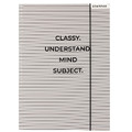 Folder with Elastic Band A4 B&W 10-pack, assorted patterns