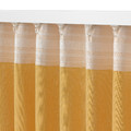 VÄXELBRUK Curtains, 1 pair, yellow, 140x300 cm