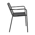 Chair with Seat Pad Bill Arm, black