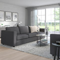 VIMLE 3-seat sofa, Hallarp grey