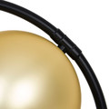 GoodHome Floor Lamp Toroba E27, black/gold