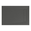 GoodHome Shower Tray Luiro, rectangular, 90x120 cm, black