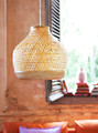 MISTERHULT Pendant lamp, bamboo, 45 cm