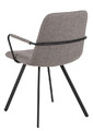 Dining Chair with Armrests Selina, dark grey