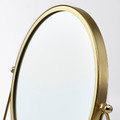 LASSBYN Table mirror, gold-colour, 17 cm