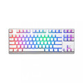 Modecom Wired Mechanical Keyboard RGB, white