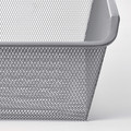 KOMPLEMENT Mesh basket, dark grey, 100x58 cm