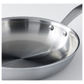 SENSUELL Frying pan, stainless steel, grey, 24 cm