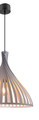 GoodHome Pendant Lamp Crozon E27, taupe/grey