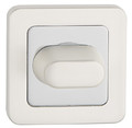 Metalbud Door Escutcheon, satin silver