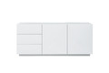 Cabinet with 2 Doors & 3 Drawers Asha 167cm, matt white