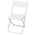 FEJAN Chair, outdoor, foldable white