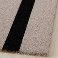 KLOTOID Door mat, black white/staircases, 40x60 cm