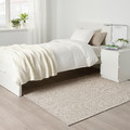 TIPHEDE Rug, flatwoven, natural, off-white, 120x180 cm