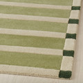 MOSKITGRÄS Rug, low pile, green/handmade, 200x300 cm