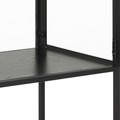 Display Cabinet Seaford, high, black