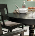 INGATORP Extendable table, black, 110/155 cm