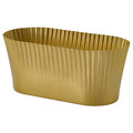 VINTERFINT Plant pot, gold-colour, 14x26 cm