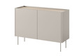 Two-Door Cabinet Desin 120, cashmere/nagano oak