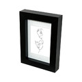 GoodHome Set of 8 Picture Frames Islande, black