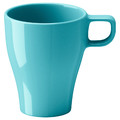 FÄRGRIK Mug, turquoise, 25 cl